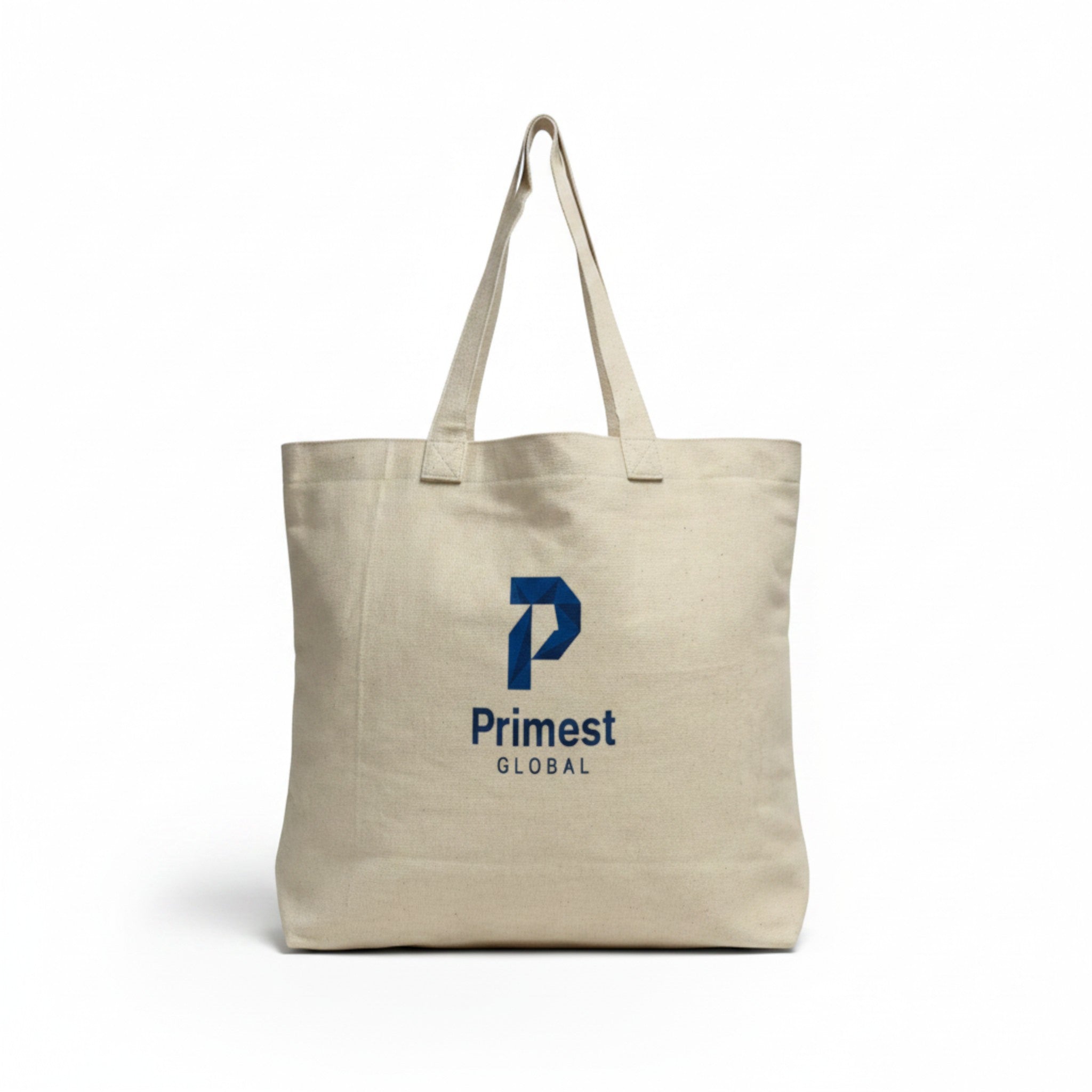 ⁠Primest Global Minimalist Cotton Tote Bag | Eco-Friendly Casual Canvas Shopper