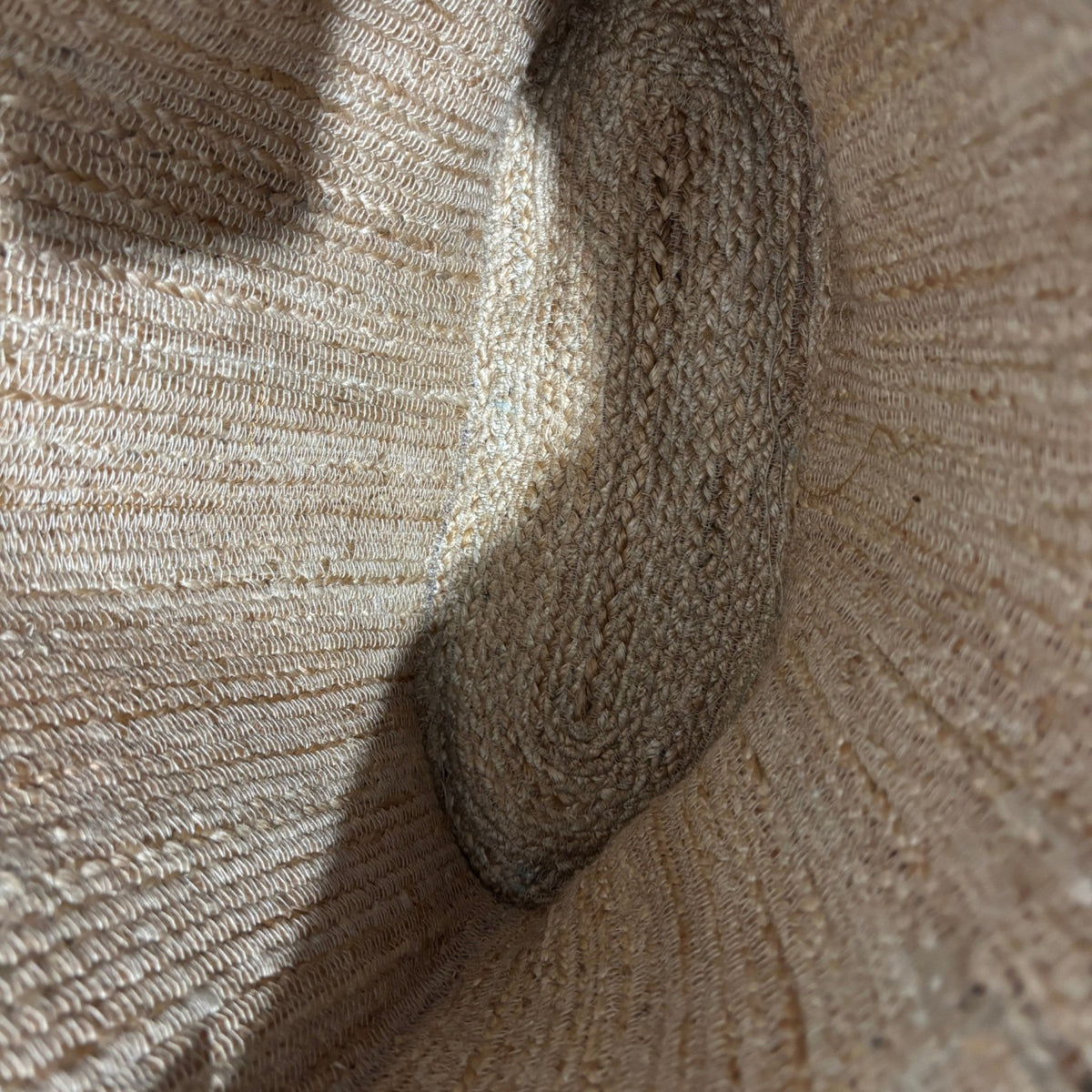 ⁠Primest Global 100% Organic Jute Tote Bag | Eco-Friendly Scalloped Shopper⁠